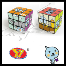 Factory made OEM magic puzzle cube custom design logo cube toy game magical cube